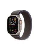 Apple Watch Strap 49mm Trail Loop Natural Titanium Finish S/M