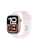 Apple Watch 10 42mm GPS Rose Gold Aluminium Case with Light Blush Sport Band - M/L