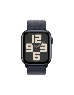 Apple Watch SE 2nd Gen GPS 44mm Midnight Aluminium Case with Ink Sport Loop