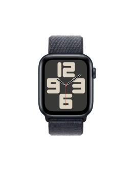 Apple Watch SE 2nd Gen GPS 44mm Midnight Aluminium Case with Ink Sport Loop