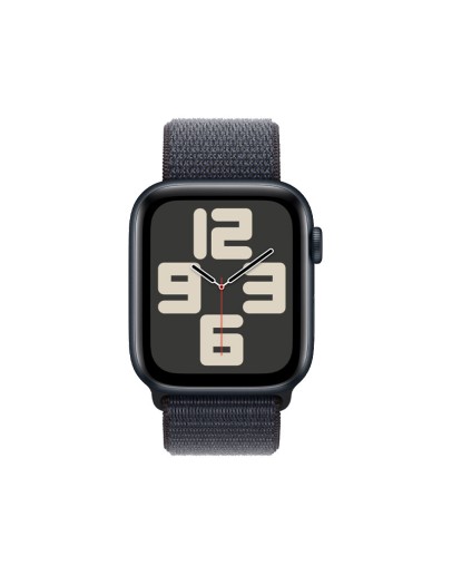 Apple Watch SE 2nd Gen GPS 44mm Midnight Aluminium Case with Ink Sport Loop