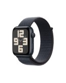 Apple Watch SE 2nd Gen GPS 44mm Midnight Aluminium Case with Ink Sport Loop