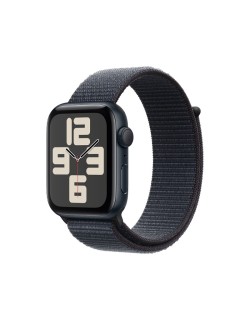 Apple Watch SE 2nd Gen GPS 44mm Midnight Aluminium Case with Ink Sport Loop