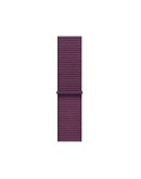 Apple Watch Series 10 46mm, GPS Rose Gold Aluminium Case with Plum Sport Loop