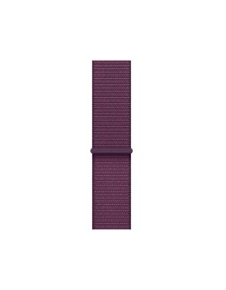 Apple Watch Series 10 46mm, GPS Rose Gold Aluminium Case with Plum Sport Loop