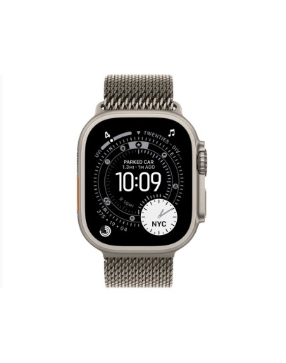 Apple Watch Ultra 3 Titanium Milanese Loop