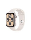 Apple Watch SE 2nd Gen GPS 40mm Starlight Aluminium Case with Sport Band S/M