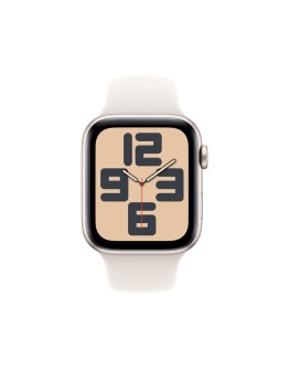 Apple Watch SE 2nd Gen GPS 40mm Starlight Aluminium Case with Sport Band S/M