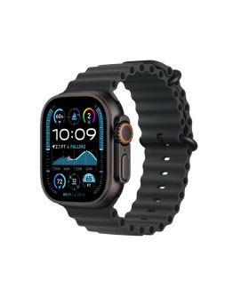 Apple Watch Ultra 2 GPS + Cellular, 49mm Black Titanium Case with Black Ocean Band