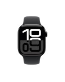 Apple Watch 10 42mm, GPS Jet Black Aluminium with Black Sport Band S/M