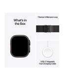 Apple Watch Ultra 2 GPS + Cellular, 49mm Titanium Milanese Loop Black