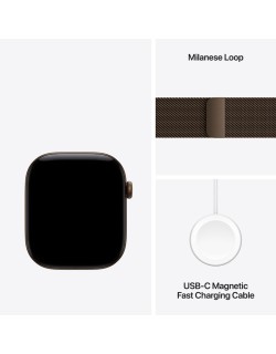 Apple Watch Series 12 Milanese Loop Strap (GPS)